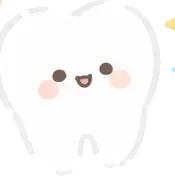 A smiling tooth