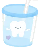 A cup of water